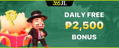 Daily ₱2,500 Mega Bonus promotion banner